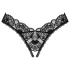 Obsessive Donna Dream - Lokkende blondetanga (svart) - XL/XXL