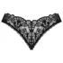 Obsessive Donna Dream - Lokkende blondetanga (svart) - XL/XXL