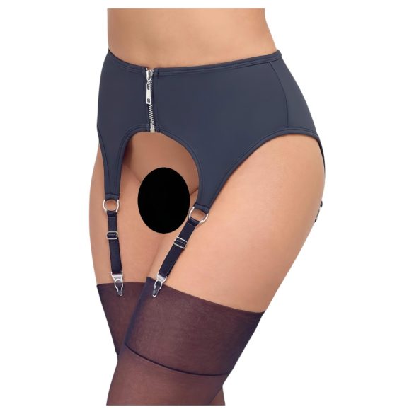 Cottelli - matt strømpebånd (svart) - L