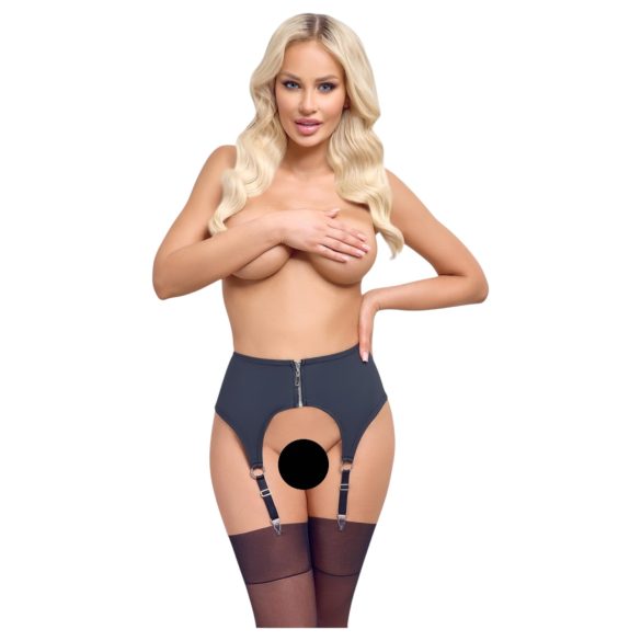 Cottelli - matt strømpebånd (svart) - L