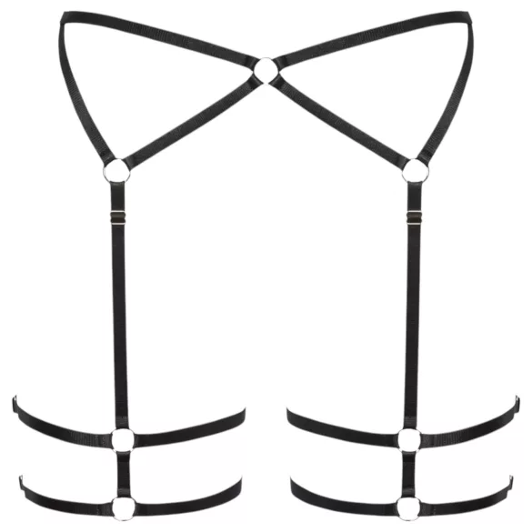 Cottelli - elegant kroppssharness (svart)