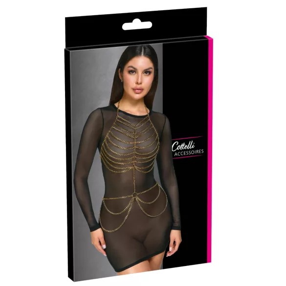 Cottelli - Kroppssmykke med kjede (gull)