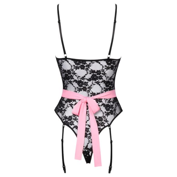 Cottelli - Forførende stuepike drakt (svart-rosa) - M