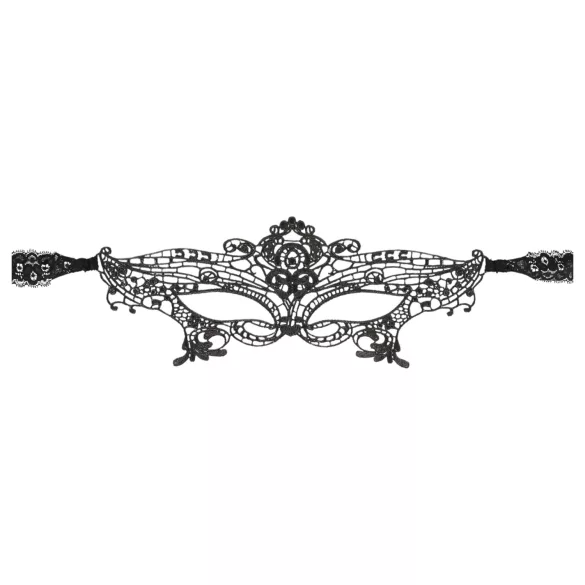 Cottelli - Brodert blondemaske (svart)