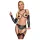 Bad Kitty - erotikk harnesssett (svart) - L