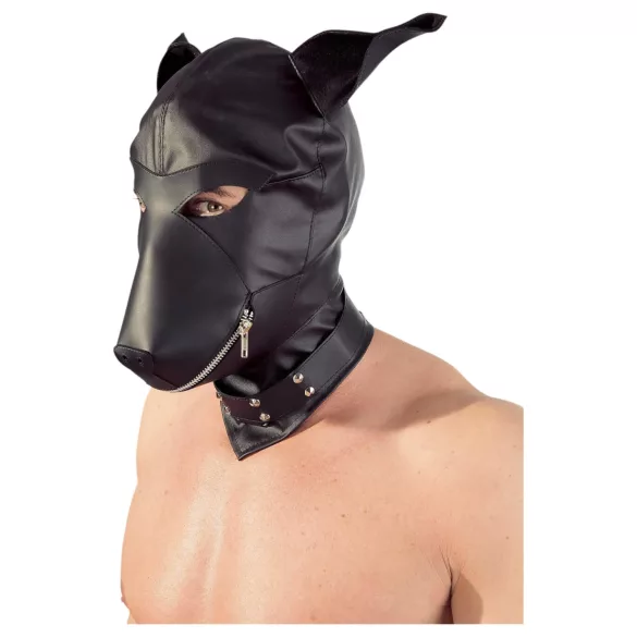 Fetisj - Hundemaske (svart, S-L)