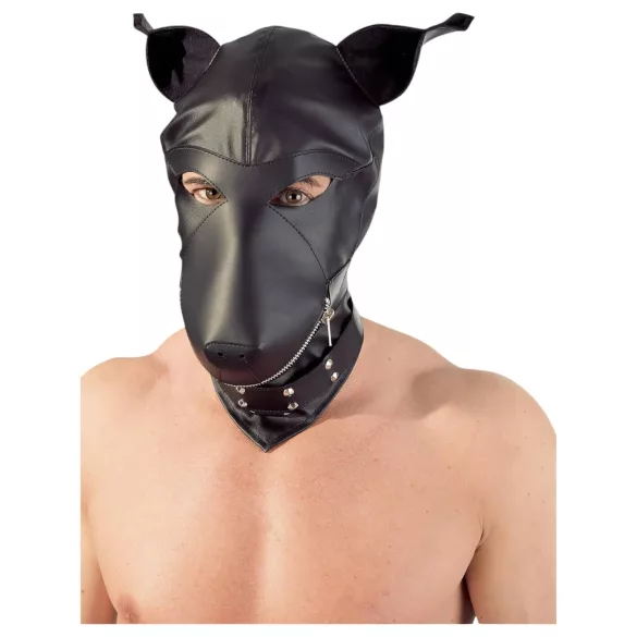 Fetisj - Hundemaske (svart, S-L)