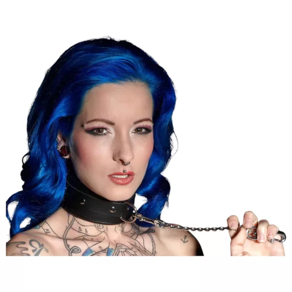 ZADO - Dobbel metallkarabinkrok med kjede (15 cm)