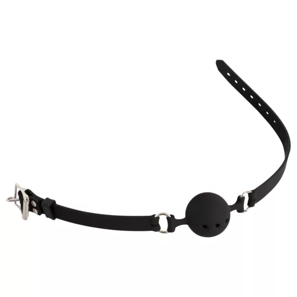 Bad Kitty - silikon munnball, medium (svart)