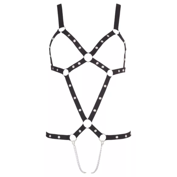 Bad Kitty - spenstig nagler body - svart (S-L)