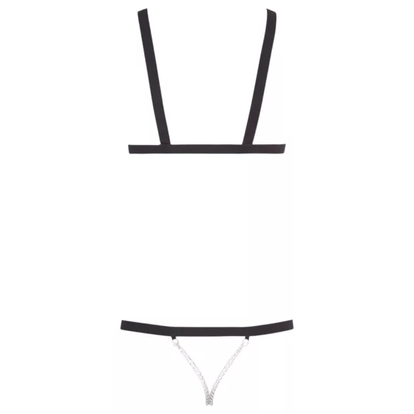 Bad Kitty - spenstig nagler body - svart (S-L)