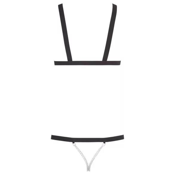 Bad Kitty - spenstig nagler body - svart (S-L)