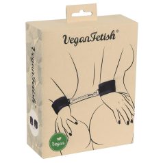 Vegan Fetish - håndleddslenker med kort lenke (svart)