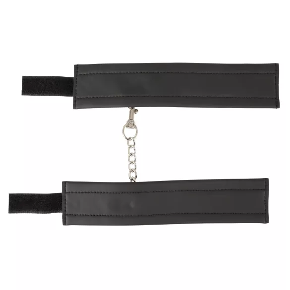 Vegan Fetish - håndleddslenker med kort lenke (svart)