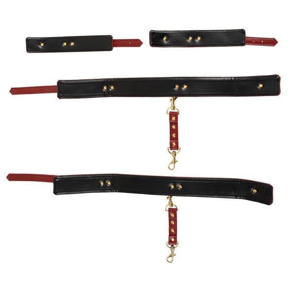 Bad Kitty: Håndjernsett til lårene (rød)