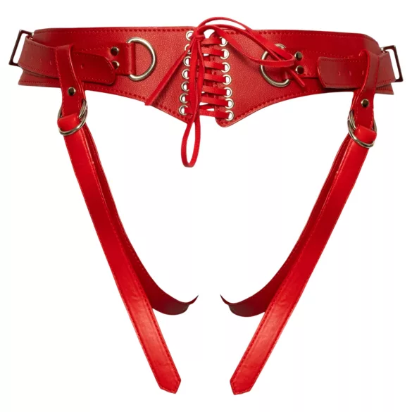Bad Kitty - underdel til festeseler / strap-on (rød)