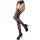 Cottelli - mønstret netting sexy strømpebody/bodystocking - svart (S-L)