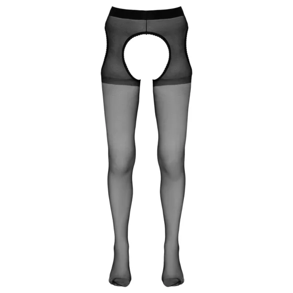 Cottelli - åpen (crotchless) strømpebukse (svart)