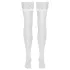 Cottelli - silkeaktige stay-ups (hvit) - M
