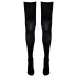 Cottelli - Stay-ups i netting over lår (svart) - S/M - L/XL