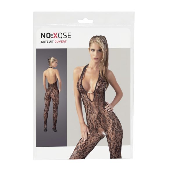 NO:XQSE - Blonde jumpsuit med perledekorasjoner - L/XL