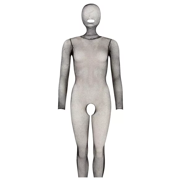 Mandy Mystery - Heldekkende nettdrakt med maske - svart (S-L)