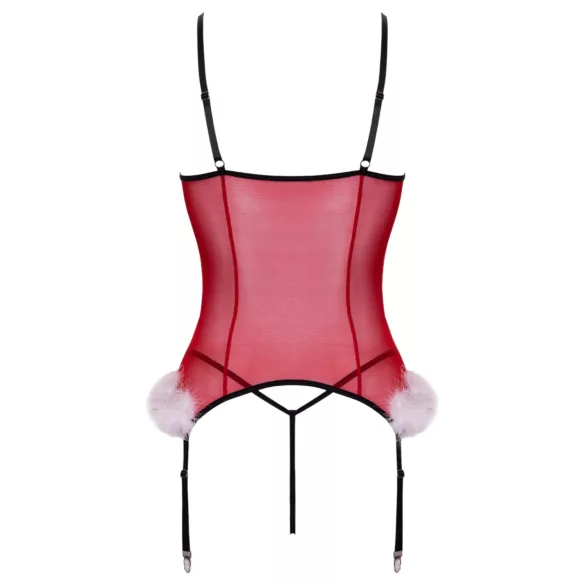 Cottelli - juleundertøysett (rød) - L/XL