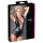 Cottelli - skinnende nettingbody (svart) - M