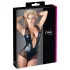 Cottelli - skinnende nettingbody (svart) - M