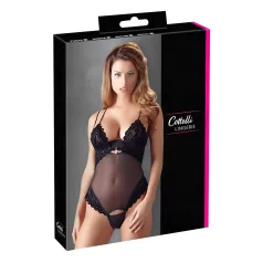 Cottelli - Fløjlsmyk, allsidig body (svart) - 80B/M