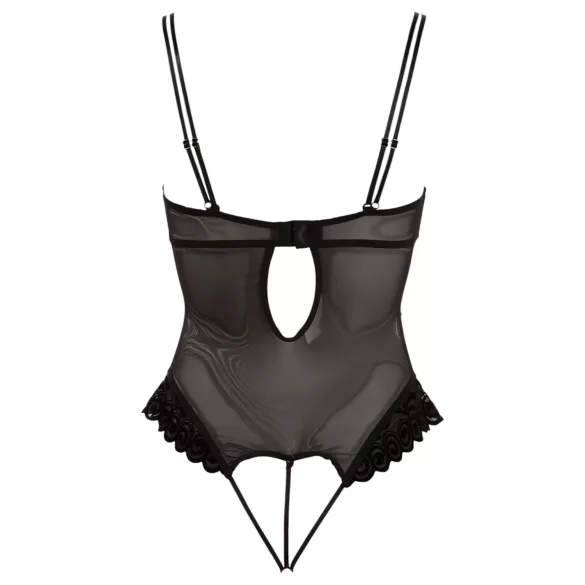 Cottelli - Fløjlsmyk, allsidig body (svart) - 80B/M