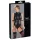 Cottelli Bondage - Glansbody med håndmansjetter (svart) - L
