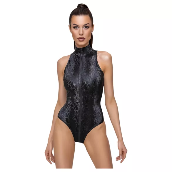 Cottelli Party - slangeskinn body (svart)