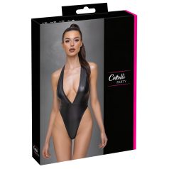 Cottelli Party - Glitrende Halterneck Body (Svart)