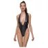 Cottelli Party - glitrende halterneck-body (svart)