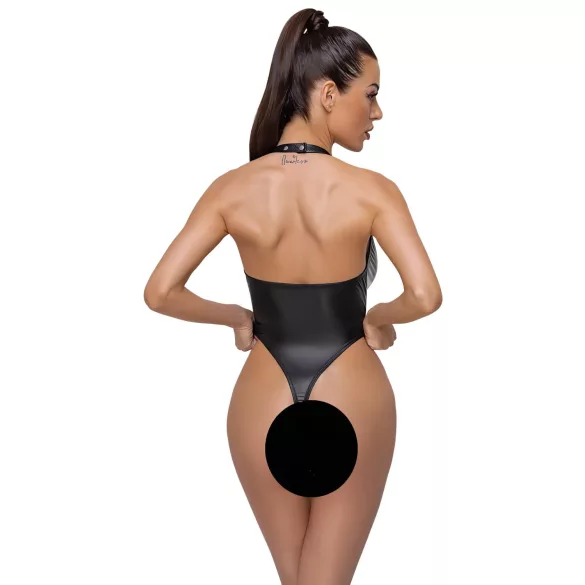 Cottelli Party - glitrende halterneck-body (svart)