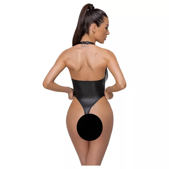 Cottelli Party - glitrende halterneck-body (svart)