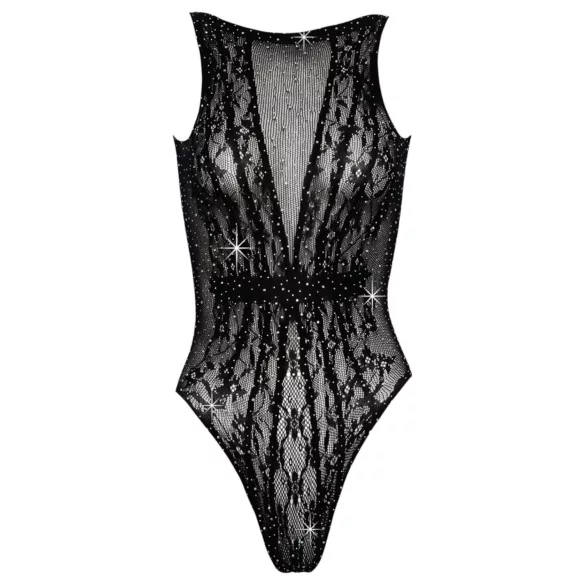 Cottelli - glitrende teddy (svart) - S-L