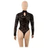 Cottelli - blondebody med lange ermer (svart) - S