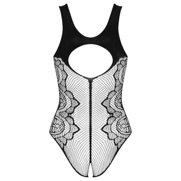Obsessive B335 - gjennomsiktig, åpen body (svart) - S-L