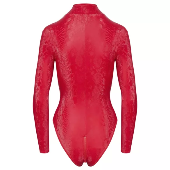 Cottelli - rød slangeprint body