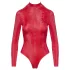 Cottelli - rød slangeprint body - M