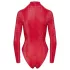 Cottelli - rød slangeprint body - L