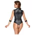 Cottelli Bondage - Åpen bryst-bodysuit (svart)