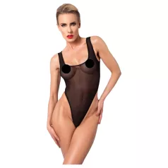Noir - gjennomsiktig body (svart) - XL