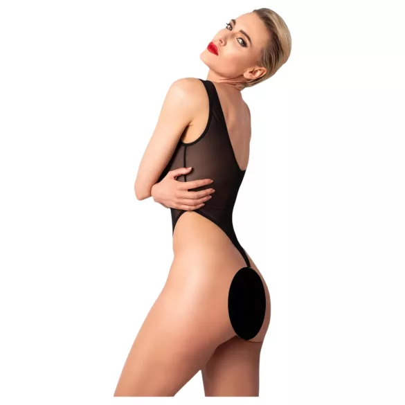 Noir - gjennomsiktig body (svart) - XL