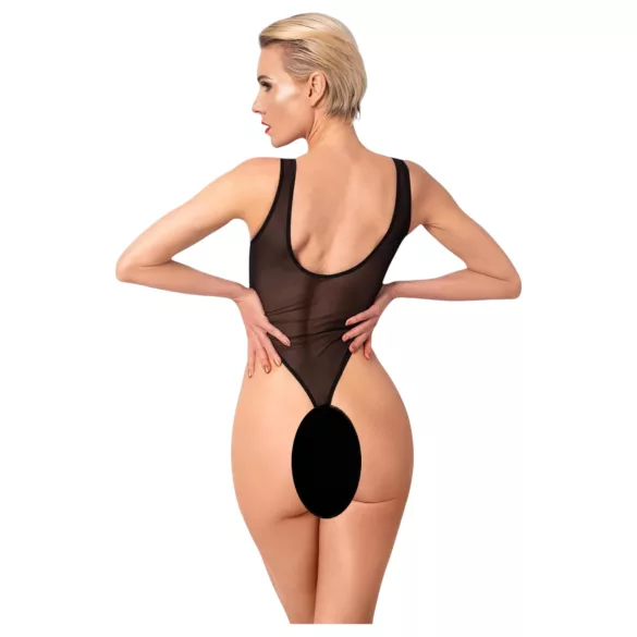 Noir - gjennomsiktig body (svart) - XL