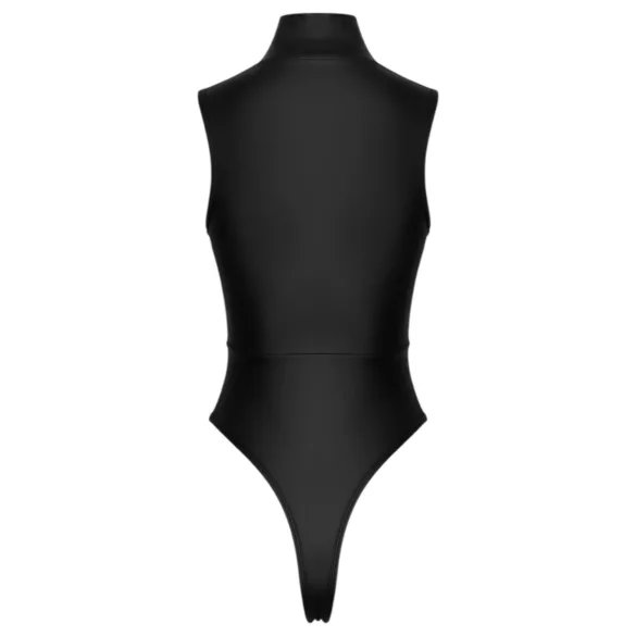 Cottelli - skinnende effekt body (svart) - M