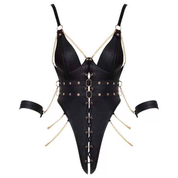 Cottelli - kroppsbondage med lenker (svart) - L