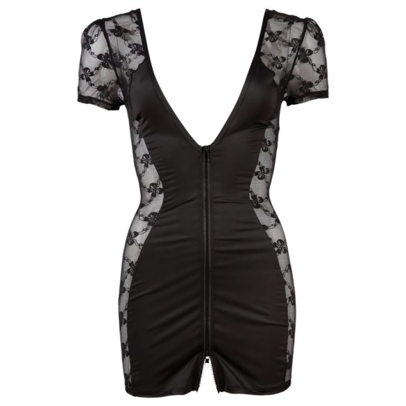 Cottelli - Elegant blondekjole med sløyfe (svart)